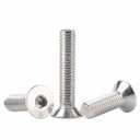 10PCS M8 x 35mm Flat Head Socket Cap Screws Bolts, Stainless Steel 18-8 (304), Bright Finish, Allen Socket Drive,Machine Screws Inner Hex Screw Fasteners Bolts