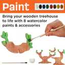 Creativity for Kids Build and Grow Tree House Craft Kit - Treehouse Playset Toy for Boys and Girls, Classic Toys for Kids (Ages 6+)
