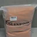 Roslynwood Luxury Soft Russet Orange Velvet Curtains 84 inches Long Back Tab Thermal Insulated Blackout Window Drapes for Living Room/Bedroom/Dining Room, W52 x L84, 2 Panels