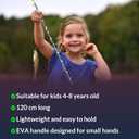 Kids Fishing Pole Set, Portable Telescopic Kids Fishing Poles for Boys and Girls Ages 4-8, Universe Trave-Themed, 120cm