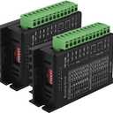 Tofelf 2pcs Stepper Motor Driver, Upgraded Version TB6600 Stepper Driver,4A 9-42V 32 Subdivision for Nema 17/23 Stepper Motor Single Axis Hybrid CNC Controller for CNC/42 57 86 Stepper Motor