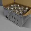 40 Watt Light Bulbs, E26 Bulb, 4000K Cool White 4W LED Edison Bulbs, Flickering Free, 90 High CRI, 450LM, Not Dimmable, Pack of 12