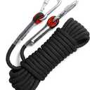 Static Climbing Ropes 35FT,50FT,100FT,150FT,200FT,250FT(Diam 10mm,16mm)