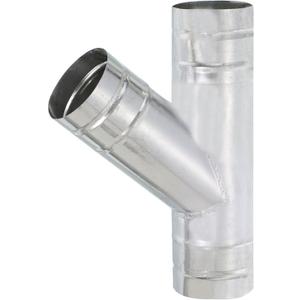 3 Inch 3 Way Duct Splitter, 3 Way Y Shaped Duct Hose Connector 45 Degree Connector Dryer Vent Hose Split Ventilation Outlet Kitchen and Bathroom Applications