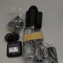 Panasonic Cordless Phone 2 Handsets System Expandable with Amber Backlit Display  KX-TGC352B (Black)