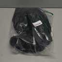 10x7ft Wrinkle Free Black Backdrop Curtain for Parties Soft Fabric Drapes Wedding Black Curtain Backdrop for Birthday Party Decorations Background for Photography 5x7ft, 2 Panels