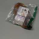 Mens Wig Short Orange Costume Hair Replacement Synthetic Cosplay Halloween Hair Wigs