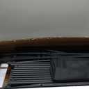 usikey 4 Tier Shoe Rack with 3 Drawers & 3 Oxford Fabric Shelves, Holds 15-18 Pairs, Metal Shoe Storage with Wood Top, Shoe Organizer for Entryway, Closet, Apartment, Rustic Brown UNYXJX022F