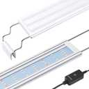 HITOP Full Spectrum LED Aquarium Light  24-32" Classic Fish Tank Light with Timer, Aquarium Plant Light with Stable Extendable Brackets (24-32in)