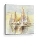 arttitue Ocean Sailboat Canvas Wall Art, Seascape Picture, 16x16 Inch