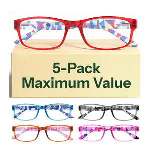 Gaoye Reading Glasses Men/Women, Eyeglasses, Blue Light Readers for Men/Women, Computer Eye Glasses, Cheaters, Magnification Strength: 1.75 x