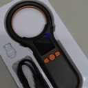 KUIIYER Pet Microchip Scanner, Rechargeable RFID EMID FDX-B (ISO 11784/11785) Micro Chip Reader with LCD Screen Display & 500 Storage Records, 15 Digit Pet Chip Scanner for Dog/Cat/Pig/Animal