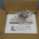 15in Teardrop Wall Sconces Gold Raindrop Sconce Ambient Accent Wall Lighting Bedroom Luxury Crystal Raindrop Wall Light for Living Room Brass Teardrop Sconces, Glass Vanity Light, Bulb Included