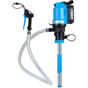 Macnaught BOP20 Battery Powered 5 Gallon Bucket Oil Transfer Pump kit. Everything Needed to Pump Oil, ATF or Coolants.