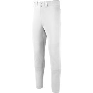 Mizuno Youth Premier Players Baseball Pant (Large, White)