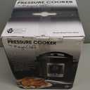 Megachef 6 Quart Stainless Steel Electric Digital Pressure Cooker with Lid