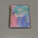 Planner 2026-2027, 18 Months Weekly and Monthly Daily Planner from January 2026 - June 2027, 5.75" x 8.38" A5 Hardcover Agenda Organizer Book 2026 with Tabs, Spiral Yearly Calendar Planners for School Work Home, Pink Blue Marble