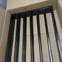 Pet Gate - 3-Panel Indoor Foldable Dog Fence for Stairs, Hallways, or Doorways - 54x24-Inch Wood Freestanding Dog Gates by PETMAKER (Black)
