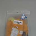 Dog Raincoat with Transparent Hood, Waterproof Jacket for Small Dogs with Snap-Button Chest, Leash Hole & Hook-and-Loop Cuffs Sleeves, Back Pocket for Treats (Yellow, Large)