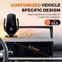 Phone Holders for Your car, Custom fit Hyundai Tucson L 2025 2026 Supports 12.3" Screens, Electric Phone Holder, Wireless Charging, Thick case Compatible, fits All Phones, Car Accessories