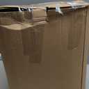 Car Garage Door Insulation Kit Fits 16x7 FT - Magnetic Thermal Insulated Door Curtains for Winter with Clear Window, Garage Door Cover Blanket Panels Screen for 2 Car Garages- Black