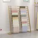 10 Tier Metal Scarf Holder Organizer, Freestanding Display Stand for Retail Store, Towel and Belt Hanging Rack