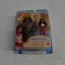 Mattel Disney Moana 2 Toys, Moana & Maui Ocean Adventures 2-Pack with 2 Small Dolls & Hook Accessory, Inspired by The Movie (3.5 inch scale)