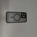 TOCOL for iPhone 14 Pro Max Case, Compatible with Magsafe, Drop Protection, Upgraded Full Camera Protection, Translucent Magnetic Matte Phone Case for iPhone 14 Pro Max 6.7 inch (Black)