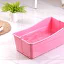 Ganen Baby Bath Tub Portable (Pink)