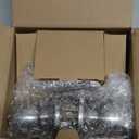 BESTTEN Keyed Same Exterior Door Knob and Single Cylinder Deadbolt Combo Set, Keyed Alike Entry Door Knobs with Lock and Keys for Entrance and Front Door, Satin Nickel