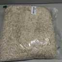 Yimobra Bathroom Rugs Non Slip Washable, Ultra Soft and Water Absorbent Bath Mats, Plush Fluffy Shower Mat Outside, Microfiber Thick Matts for Bathroom Floor/Sink, 24x17, Light Beige and White