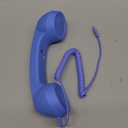 Retro Phone Handset, Retro Telephone Handsets Style Type-C Port, HD Retro Landline Handle Receiver for Home or Office Mobile Video Conferences, HD Calls, Volume Control, Plug and Play