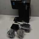 Mini Hot and Iced Coffee Maker Single Serve, for K Cup and Ground, 6 to 14 Oz Brew Sizes, with Recipe Book, for Home, Travel, RV, Office and Dorm, Classic Black (2.0 Version)