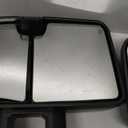 Towing Mirrors Compatible with Ford F150 2004-2014 Pickup Power Heated with Turn Signal, Puddle Light Trailer Towing Mirrors (Black)