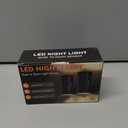 Led Night Lights Plug into Wall, 3000K/5000K Switchable, 2 Pack, Plug in Night Light, 0-100LM Dimmable Night Light, Modern Nightlights, Dusk To Dawn Sensor for Bedroom Bathroom Kitchen Stairs