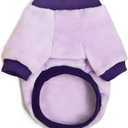 Dog Clothes Fleece Woolen Sweater Winter Warm Coat Fruit Pajamas for Small Medium Dog Cat Purple XXL
