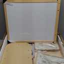 BanaSuper 3-in-1 Kids Art Easel with Wheels - Height Adjustable, Dual-Sided Magnetic Chalkboard & Whiteboard, Storage Bags Included - Mobile Art Station for Children, 25"x21" Extra-Large Drawing Board