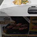 Ninja | Indoor Grill and Air Fryer| Foodi Smart XL | 6-in-1 Grill, Air Fry, Roast, Bake, Broil, Dehydrate & Crisp |Smart Thermometer & Splatter Shield | Dishwasher Safe Parts | Black/Silver | FG551