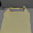 SUUKSESS Women Halter Tank Tops Double Lined Backless Y2K Trendy Going Out Tops (Small, Butter Yellow)