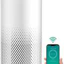 Afloia Air Purifiers for Home Bedroom Large Room Up to 1076 Ft, Smart WiFi Works with Alexa, 3-Stage Filter Cleaner Odor Eliminator, Remove Pet Dander Pollen Allergy Dust Mold Smoke, 22dB, Kiloplus (White)