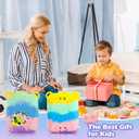 Silicone Cover Case with Lanyard for Bitzee Disney Interactive Toy Digital Pet, Protective Case Holder Skin for Bitzee Virtual Electronic Pets for Girls & Boys Colourful