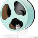 Niteangel Quiet Hamster Exercise Wheel - Clouds Series Hamster Running Wheels for Dwarf Syrian Hamsters Gerbils Mice or Other Small Sized Pets