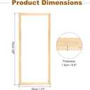 uxcell DIY Canvas Stretcher Bars, 28 x 12 Inch Canvas Frame Wooden Frames Kit Sturdy Stretcher Frames for Oil Paintings Prints Posters