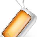 Hand Warmers Rechargeable, 16 Hrs Heating time, 10000mAh 2 in 1 Reusable Electric Portable Pocket Heater Hot Hands, Heat Therapy Great for Raynauds, Camping, Football, Women Men Gifts