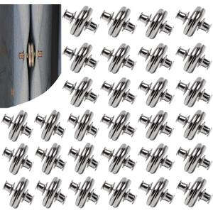 30 Pairs Curtain Magnets Closure, Magnetic Curtain Clips for Indoor Outdoor Curtains Prevent Light Leaking, Strong Curtain Weights Magnets for Pergola Patio Gazebo Cabana