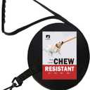 Chew Resistant, Float on Water Dog Training Leash, Wear-Resistant Leashes, Heavy Duty Hook Safe Handle Long Lead for Dogs-15ft 20ft 30ft 40ft 50ft for Large Medium Small Pets Dogs - Black 20ft (20FT- Refund if broken in 30 days)