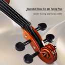 Aileen 4/4 Violin Set for Beginners, Full Size Fiddle Kit for Adults Starters and Children Teenager Students (Used needs new strings)