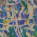 GRACE KARIN 2026 Women's Summer Maxi Floral Dress, Spaghetti Strap Tie Front Boho Sundress with Pockets, Small