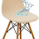 Chair Cover Stretch Dining Adjustable Slipcover Furniture Protector Hotel Home(Cream)