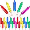 Mudder 500 Pcs Mini Christmas 2.5 Volt Replacement Light Bulbs for Christmas Trees Decorative Light Supplies Indoor Outdoor Xmas Decor, 0.17 Ampere, 0.42 Watt(Red Yellow Blue Green Purple)